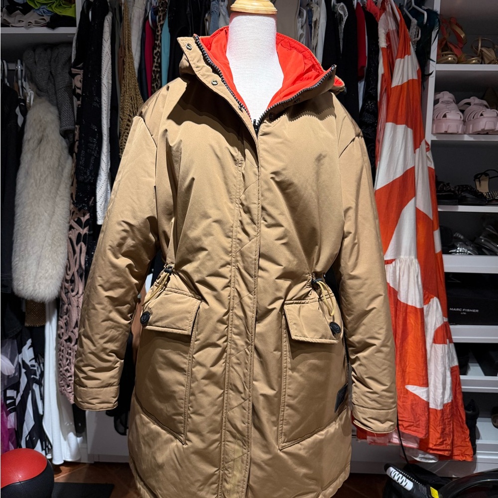 Scotch & Soda reversible Tan/Red (orange) Puffer Jacket